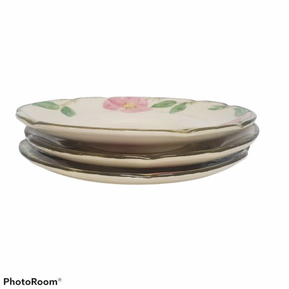 Franciscan Desert Rose 4 Saucers, 2 Bread Plates - Picture 3 of 4